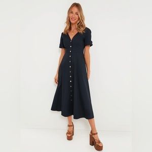 Tuckernuck Navy Kate Maxi Dress